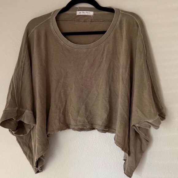We The Free Olive Green Top - Picture 2 of 4